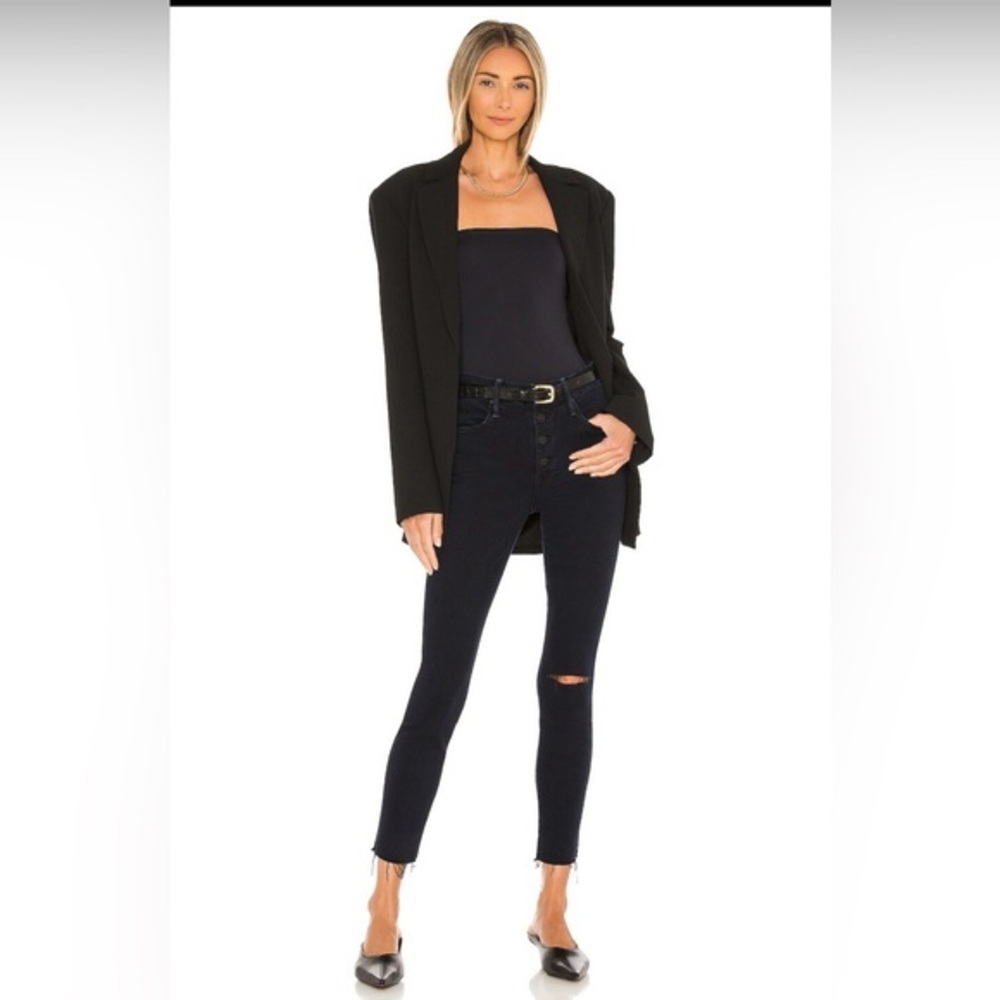 MOTHER The Pixie Ankle Fray Jean